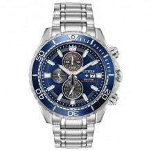 CITIZEN Eco-Drive Quartz Dive Mens Watch Stainless Steel - CA0710-58L