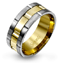 Simon G. Men Ring 14k Gold (White, Yellow) - LG100-14K