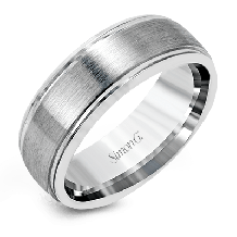 Simon G. Men Ring Platinum (White) - LG155-PT
