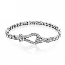 Simon G. Bracelet 18k Gold (White) 4.42 ct Diamond - MB1725-A-18KW