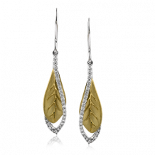 Simon G. Earring 18k Gold (White, Yellow) 0.3 ct Diamond - DE199-18K