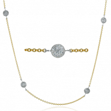 Simon G. Necklace 18k Gold (White, Yellow) 0.59 ct Diamond - CH135-18K