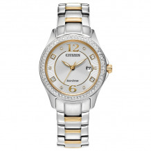CITIZEN Eco-Drive Dress/Classic Eco Crystal Eco Ladies Stainless Steel - FE1146-71A