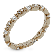 Simon G. Right Hand Ring 18k Gold (Rose) 0.31 ct Diamond - MR2972-R-18K