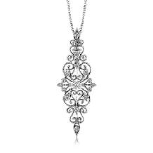 Simon G. Pendant 18k Gold (White) 0.69 ct Diamond - MP2067-18K