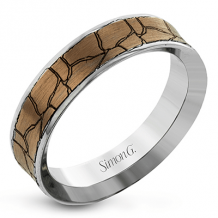 Simon G. Men Ring 14k Gold (Rose, White) - LG165-14K