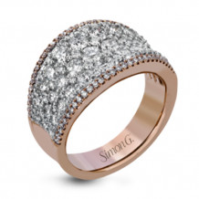 Simon G. 18k White Gold Diamond Ring - MR2619