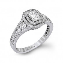 Simon G. 18k White Gold Diamond Engagement Ring - MR2590