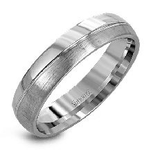 Simon G. Men Ring Platinum (White) - LG139-PT