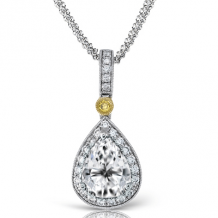 Simon G. Color Pendant 18k Gold (White, Yellow) 0.17 ct Diamond - MP1299-18K