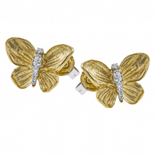 Simon G. Earring 18k Gold (Yellow) 0.12 ct Diamond - DE271-18K