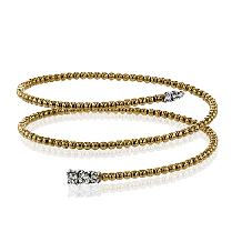 Simon G. Bangle 18k Gold (Rose, White) 0.54 ct Diamond - LB2169-18K