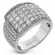 Simon G. Right Hand Ring 18k Gold (White) 3.36 ct Diamond - MR2916-18K