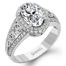 Simon G. Color Ring 18k Gold (Rose, White) 0.49 ct Diamond - MR2470-18K