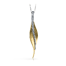 Simon G. Pendant 18k Gold (White, Yellow) 0.13 ct Diamond - DP113-Y-18K