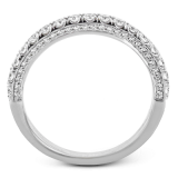 Simon G. 0.55 ctw 18k White Gold Wedding Band - LR2595-B-W-18KB photo3