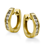 Simon G. Hoop Earring 18k Gold (Yellow) 0.4 ct Diamond - ER152-18K photo