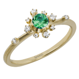 Simon G. Color Ring 18k Gold (Yellow) 0.35 ct Tsavorite 0.13 ct Diamond - LR2250-Y-18K photo