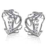 Simon G. Earring 18k Gold (White) 0.31 ct Diamond - ME2258-18K photo