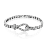 Simon G. Bracelet 18k Gold (White) 1 ct Diamond - MB1733-18K photo