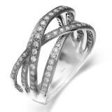 Simon G. Right Hand Ring Platinum (White) 0.42 ct Diamond - MR1662-PT photo