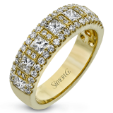 Simon G. Anniversary 18k Yellow Gold Wedding Band - MR1594-Y-18K photo