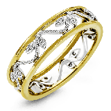 Simon G. Right Hand Ring 18k Gold (White, Yellow) 0.04 ct Diamond - MR2116-18K photo