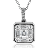 Simon G. Pendant 18k Gold (White) 0.69 ct Diamond - LP4520-18K photo