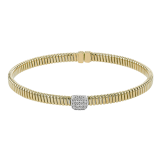 Simon G. Bangle 18k Gold (White, Yellow) 0.19 ct Diamond - LB2399-Y-18K2T photo