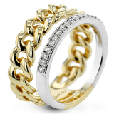 Simon G. Right Hand Ring 18k Gold (White, Yellow) 0.23 ct Diamond - LR2995-18K2T photo2