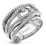 Simon G. Right Hand Ring Platinum (White) 0.55 ct Diamond - TR697-PT photo