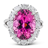 Simon G. Color Ring 18k Gold (White) 8.12 ct Tourmaline 1.77 ct Diamond - LR2787-18K photo2