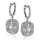 Simon G. Earring 18k Gold (White) 1.2 ct Diamond - LE4317-18KW photo