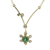 Simon G. Color Pendant 18k Gold (Yellow) 0.23 ct Tsavorite 0.12 ct Diamond - LP4596-Y-18K photo