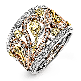 Simon G. Right Hand Ring Platinum (Rose, White, Yellow) 0.75 ct Diamond - MR1426-B-PT photo