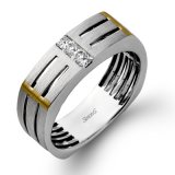 Simon G Men Ring Platinum (White) 0.21 ct Diamond - MR2107-PT photo