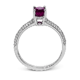 Simon G. Color Ring 18k Gold (White) 0.9 ct Ruby 0.31 ct Diamond - LP2128-18K-S photo3