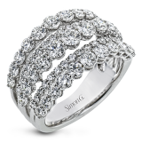 Simon G. Right Hand Ring 18k Gold (White) 2.91 ct Diamond - LR2623-18K photo