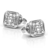 Simon G. Earring 18k Gold (White) 0.53 ct Diamond - LE4449-18K photo