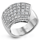 Simon G. Right Hand Ring Platinum (White) 3.16 ct Diamond - MR2892-PT photo