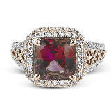 Simon G. Color Ring 18k Gold (Rose, White) 2.56 ct Watermelon Tourmaline 0.48 ct Diamond - MR2470-A-18K-S photo2