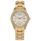 CITIZEN Eco-Drive Dress/Classic Eco Crystal Eco Ladies Stainless Steel - FE1147-79P photo