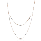 Simon G. Necklace 18k Gold (Rose, White) 0.58 ct Diamond - LP4770-18K photo