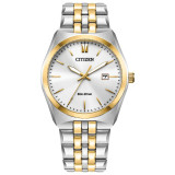 CITIZEN Eco-Drive Quartz Corso Mens Watch Stainless Steel - BM7334-58B photo