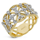 Simon G. Right Hand Ring 18k Gold (White, Yellow) 0.38 ct Diamond - LR2536-18K photo