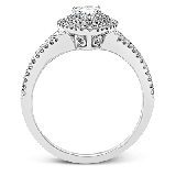 Simon G. 0.68 ctw Halo 18k White Gold Pear Cut Engagement Ring - MR2592-W-18KS photo3