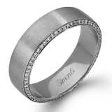 Simon G Men Ring Platinum (White) 0.5 ct Diamond - MR2273-PT photo