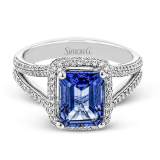 Simon G. Color Ring 18k Gold (White) 2.48 ct Tanzanite 0.46 ct Diamond - MR2981-18K-S photo2