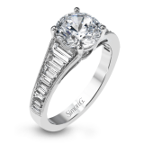 Simon G. 18k White Gold Diamond Engagement Ring - MR2358 photo