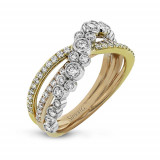 Simon G. 18k White Gold Diamond Ring - DR361 photo